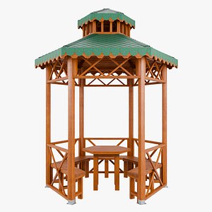 Wooden Camellia 3D