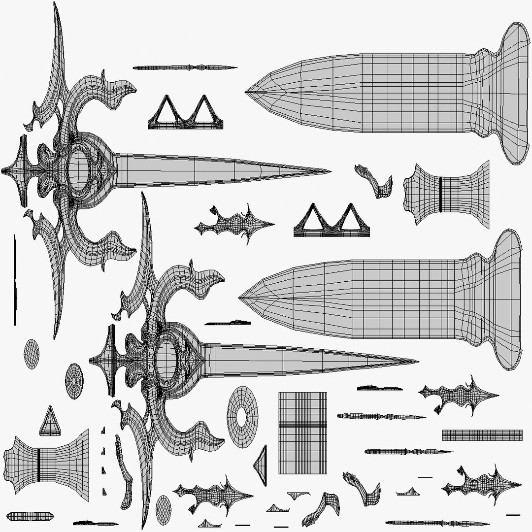 DarkDagger 01 B 3D Model - TurboSquid 2218005