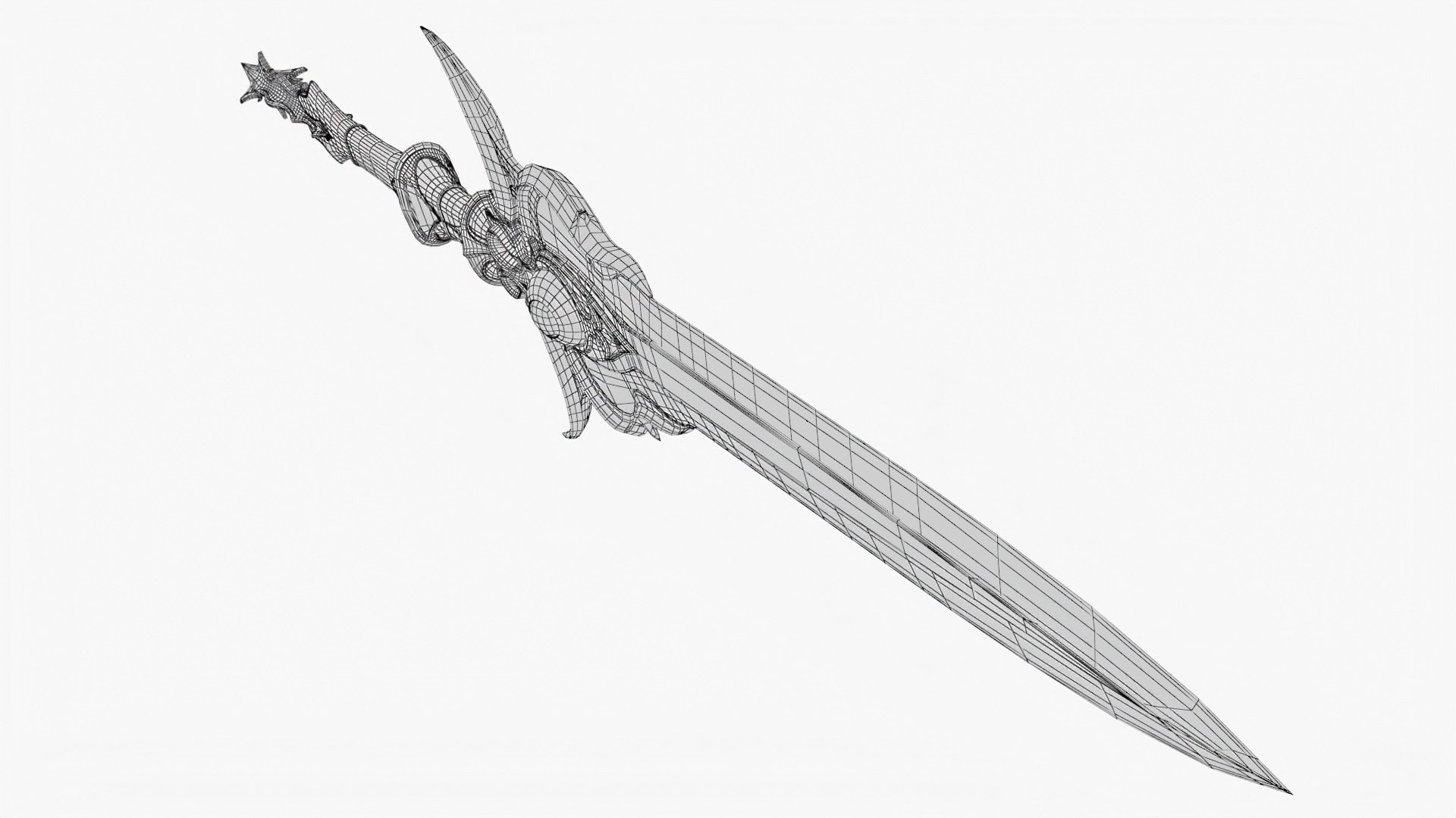 DarkDagger 01 B 3D Model - TurboSquid 2218005