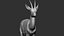 gazelle dorcas Gazella dorcas 3D model