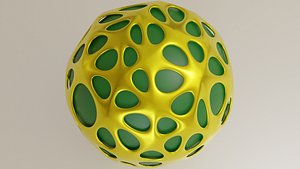 sphere metal 3D model