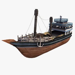 3d dhow boat