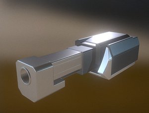 3d obj heavy gun modul