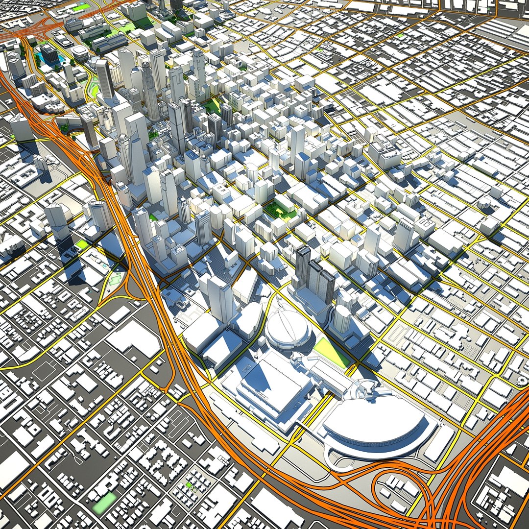 Free Los Angeles 3D Model - TurboSquid 1492143