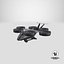 Uber Flying Taxi - Bell Nexus Drone - PBR