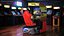 Daytona USA Racing Arcade Cabinet Red