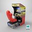 Daytona USA Racing Arcade Cabinet Red