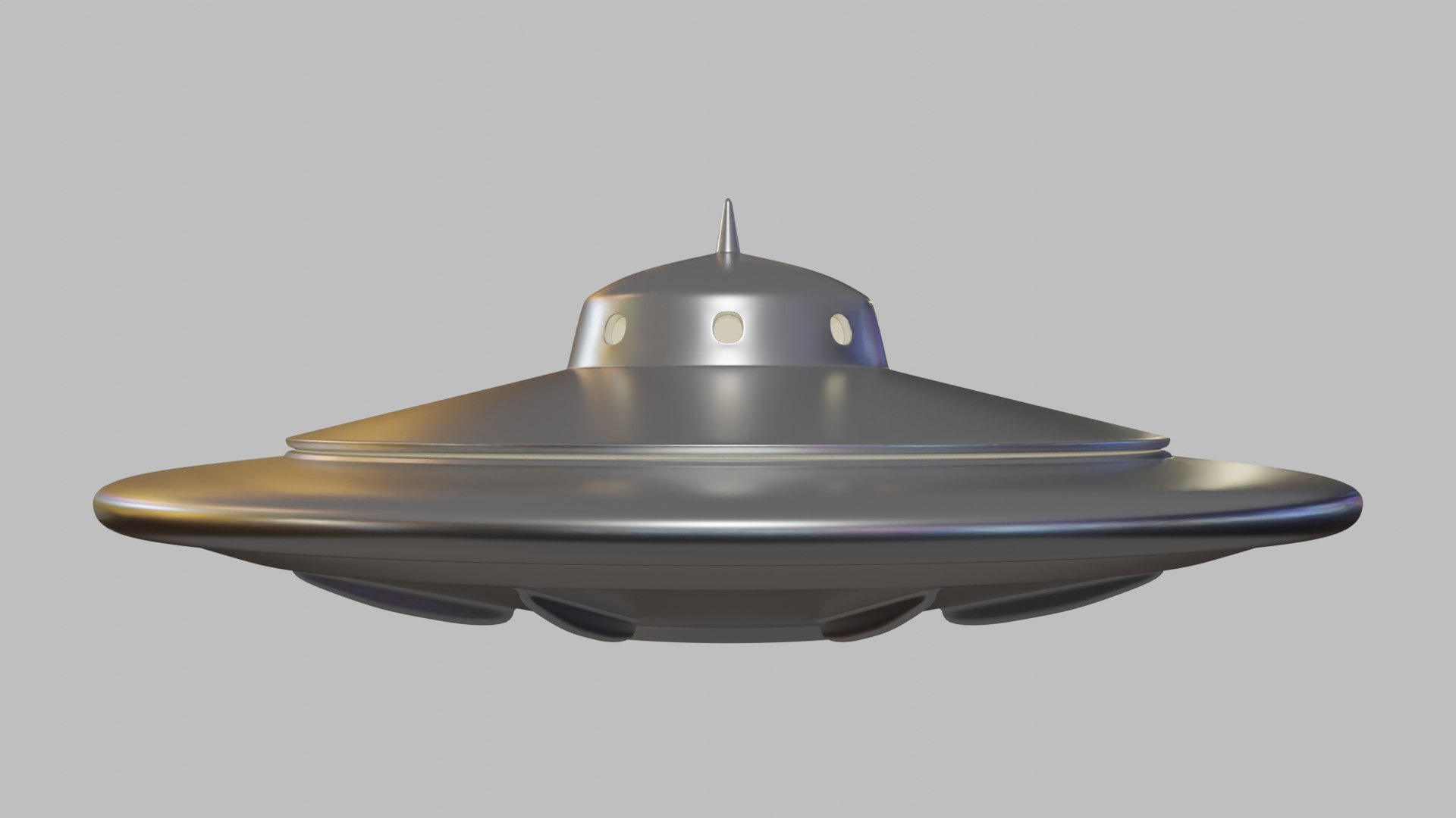 UFO Flying Spaceship 3D Model - TurboSquid 2014093