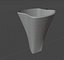 Serenity Vase mit gewelltem Rand