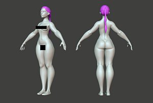 Female Body Basemesh 11