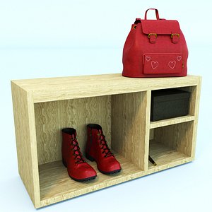 shelf shoes 3D