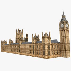 westminster parliament building 3d max