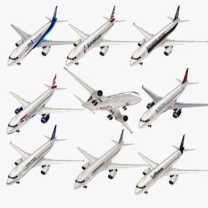 airbus a320 air 1 3D model