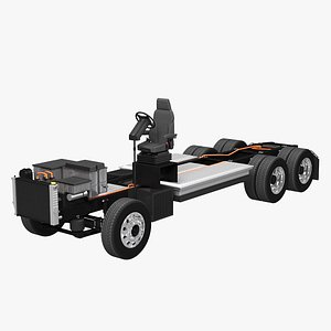 3D EV Truck Chassis model