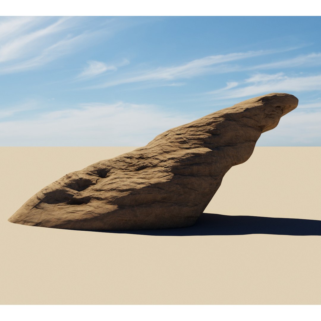 3D model rock desert alien - TurboSquid 1662724