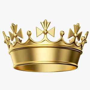 3D Royal Crown v1 model