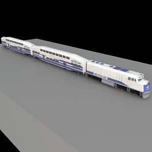 metrolink train southern 3d 3ds