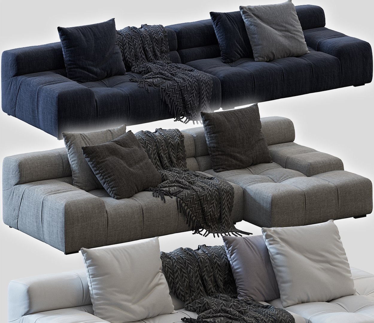 3D Sofa Tuftytime TurboSquid 1564473