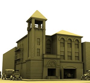 3d city hall buildings