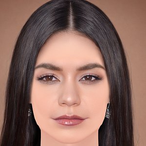 Vanessa Hudgens Head - No Hair - Low poly head for game 3D model