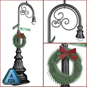 lightwave decorative street lamp holiday