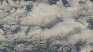 9 High-Quality 3D Cumulus Cloud VDBs