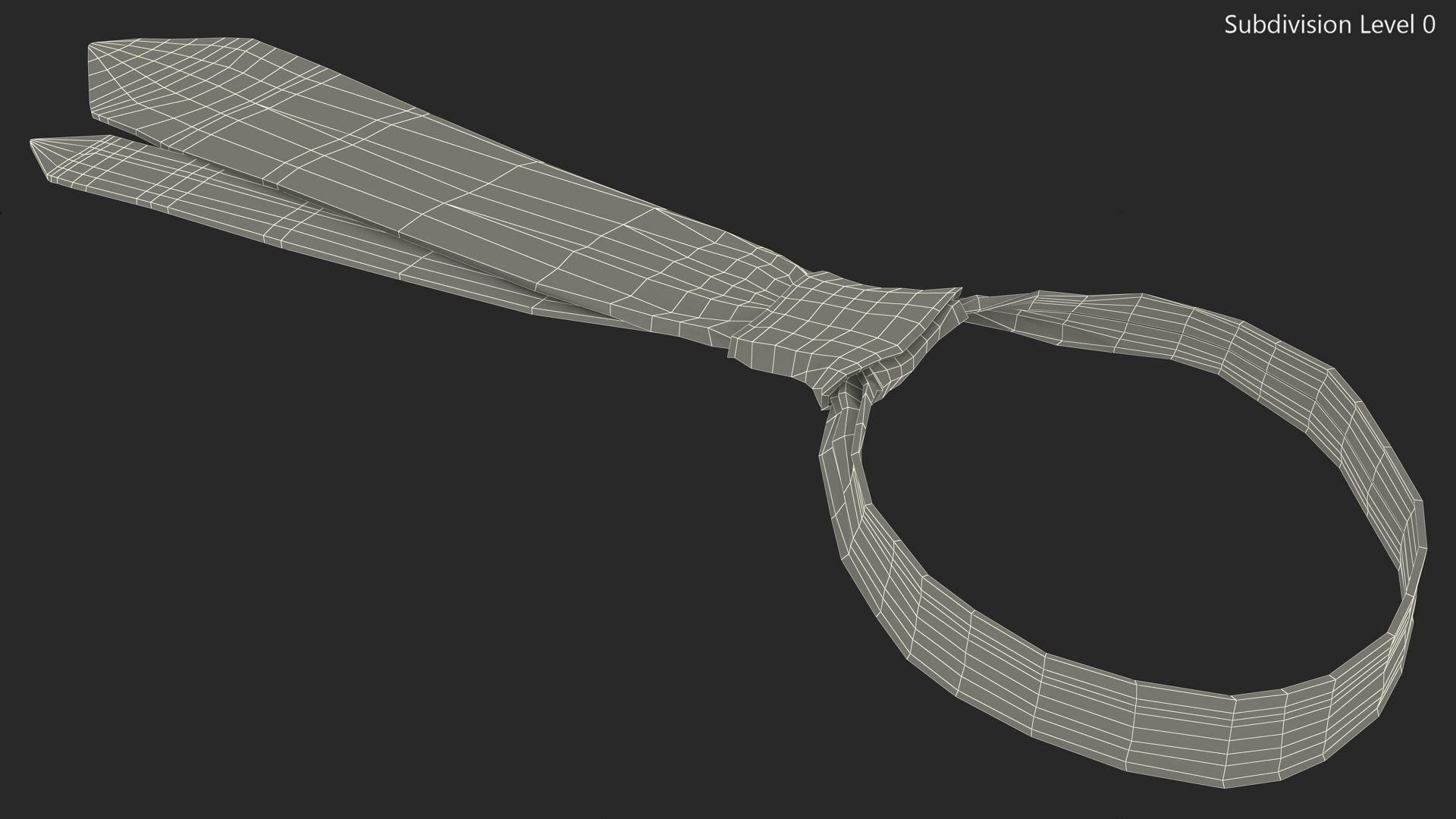 Striped Necktie Accessory 3D Model - TurboSquid 2199760