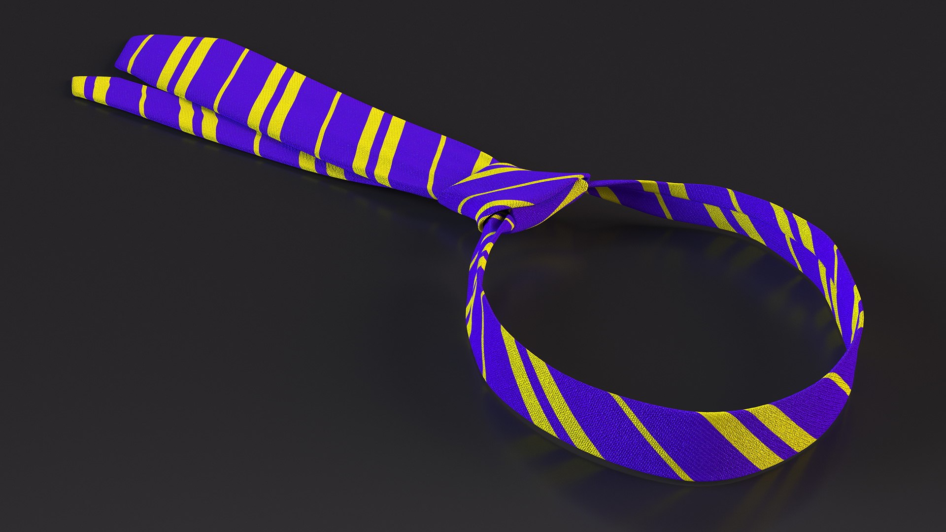 Striped Necktie Accessory 3D Model - TurboSquid 2199760