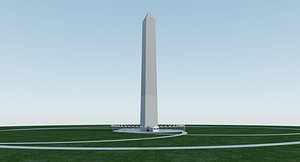 washington monument 3D model