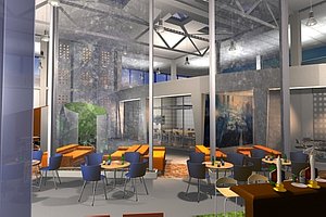 interior office set 3d model