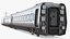 amtrak acela express train 3D model