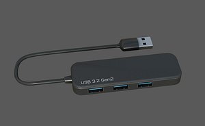 Hub Usb 3D model