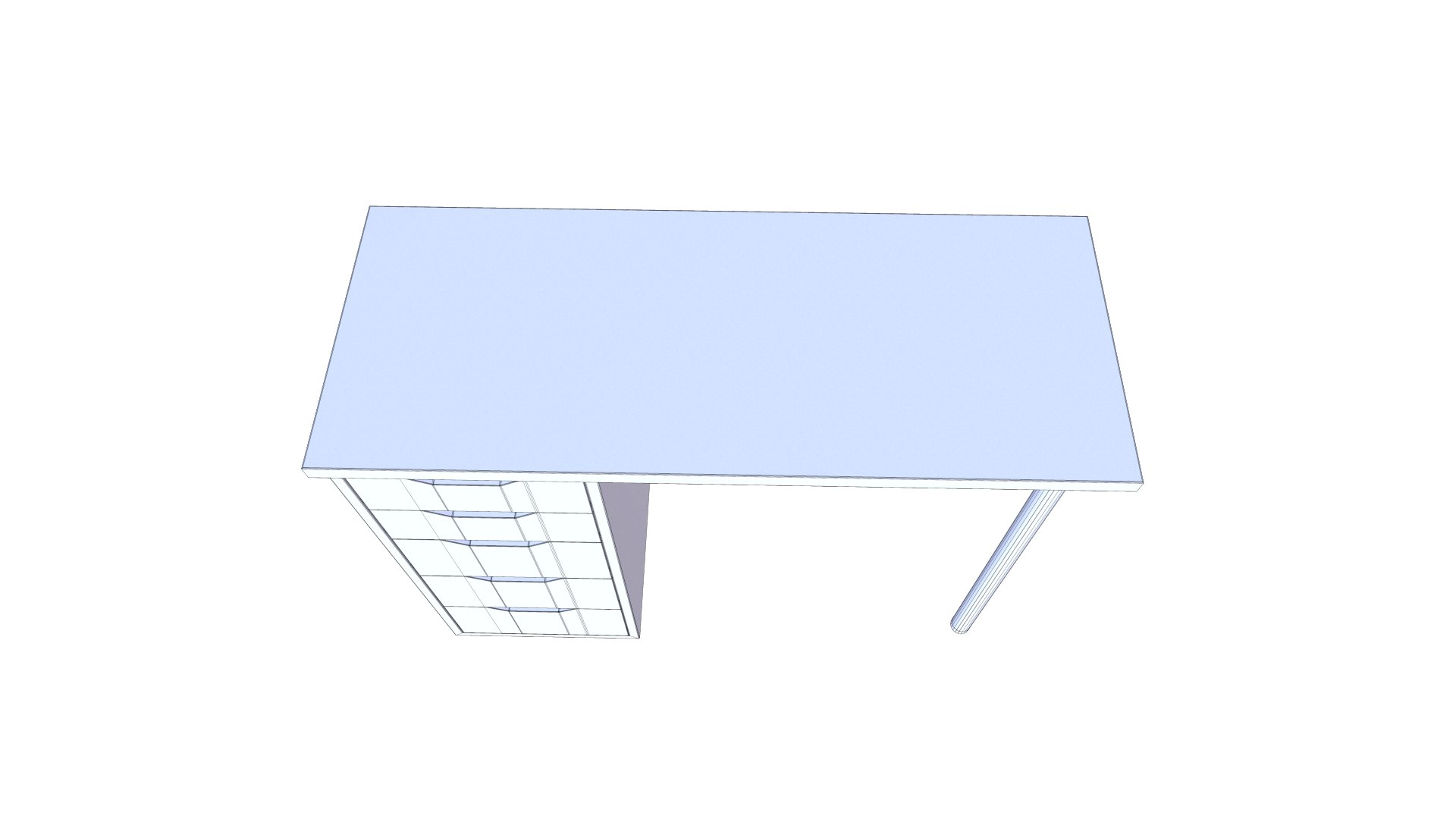 3D Computer Table Model - TurboSquid 1917519