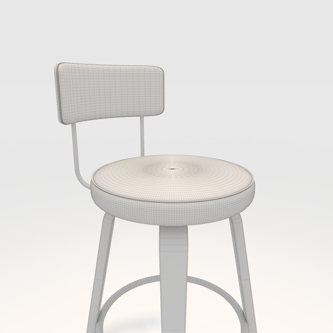 3D Bar Stool 50 - TurboSquid 2327718