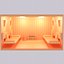 Cartoon Sauna Room Interior