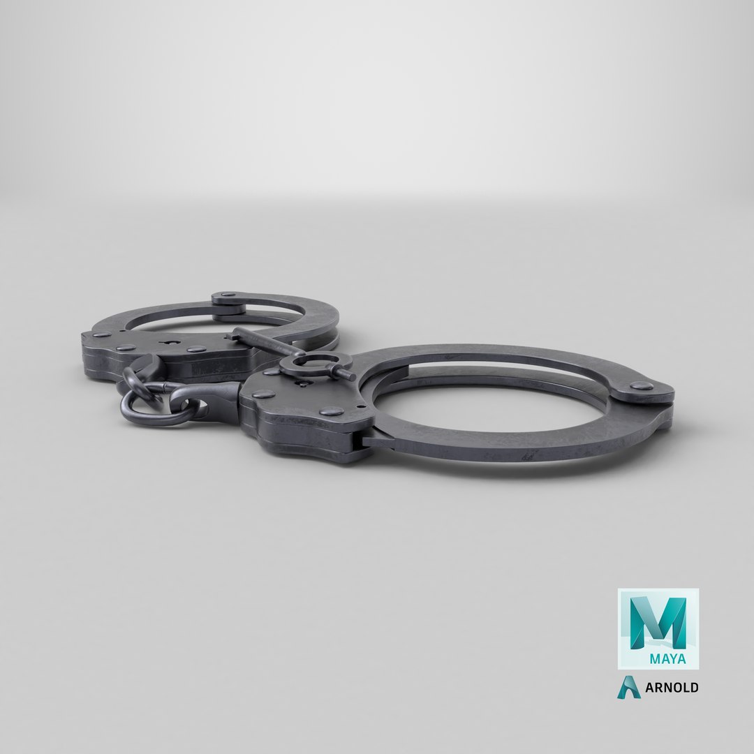 Double Lock Handcuffs with Key Worn Steel 3D model https://p.turbosquid.com/ts-thumb/RV/UxcI7e/W3/stemcell_maya_arnold_render/png/1762882733/1920x1080/fit_q87/20e27d5a9d10595f2b745945943c887089f5b0e4/stemcell_maya_arnold_render.jpg