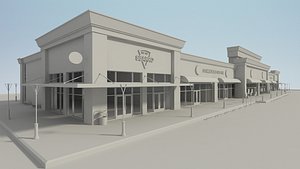 3D retail store build