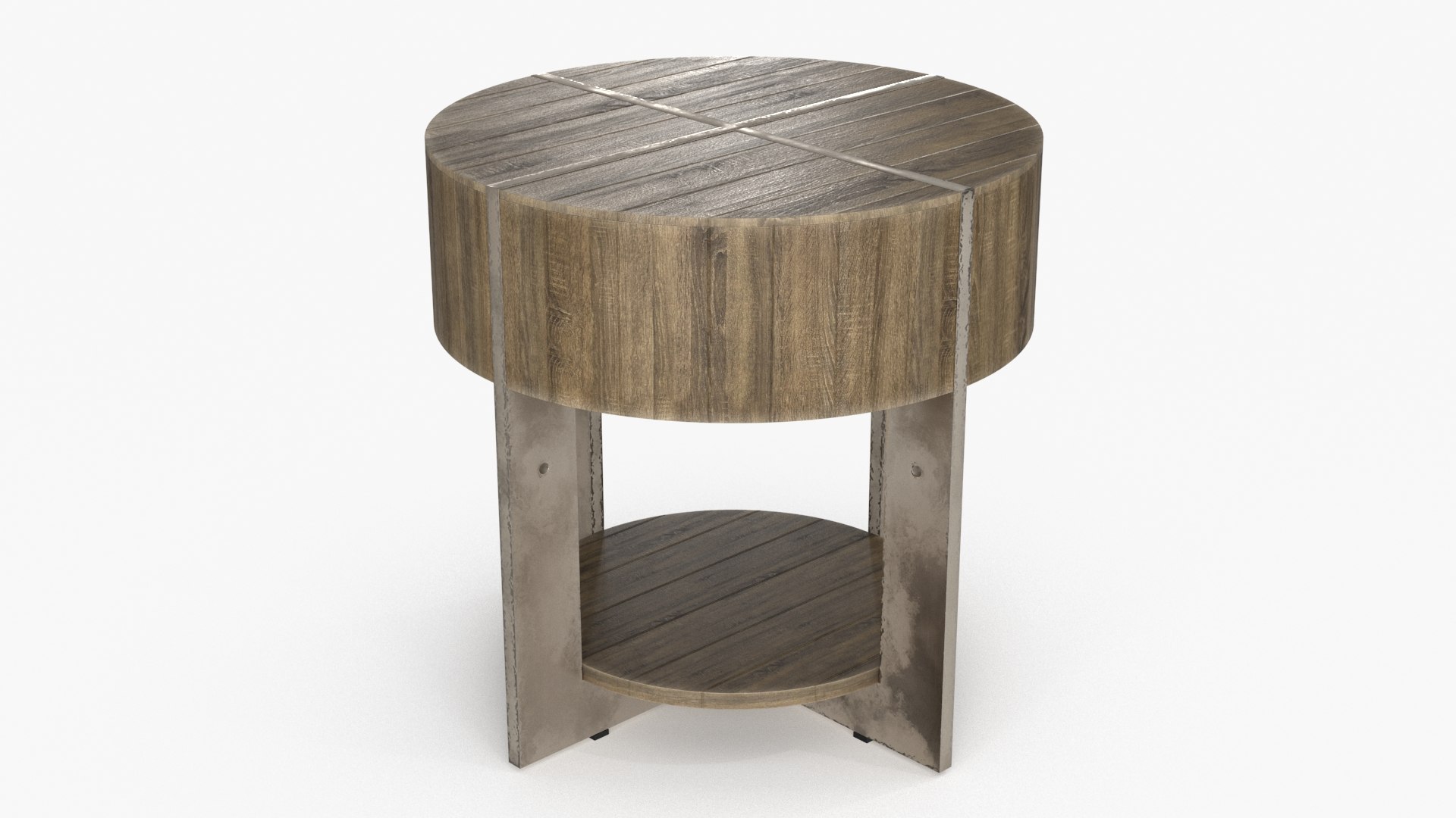 3D Side Table Natural Model - TurboSquid 2223990