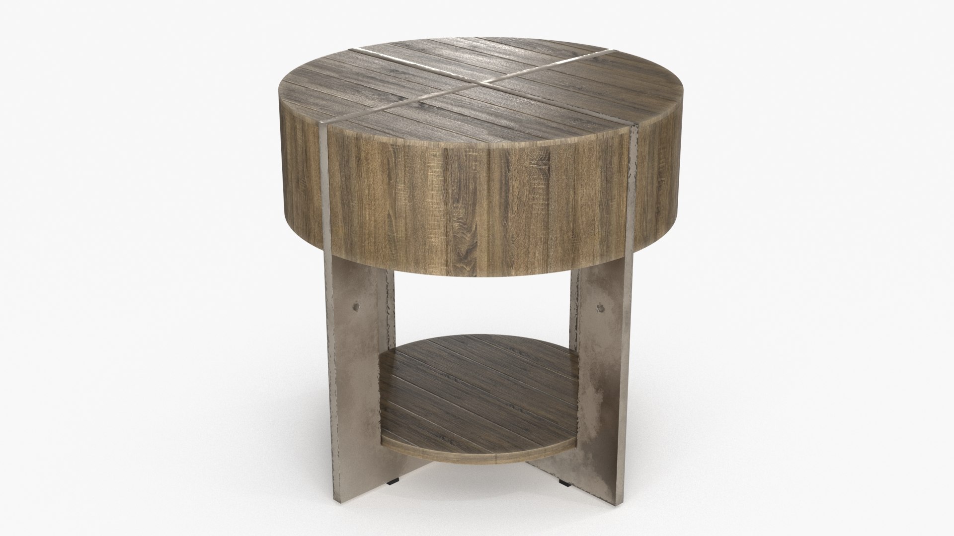 3D Side Table Natural Model - TurboSquid 2223990