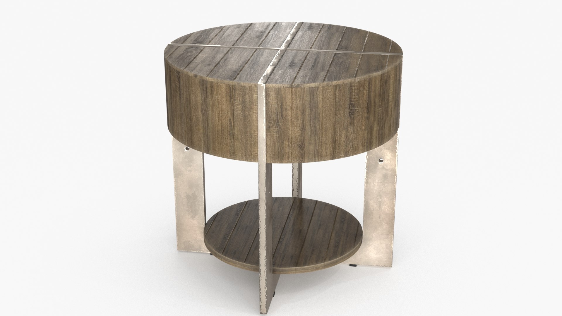 3D Side Table Natural Model - TurboSquid 2223990