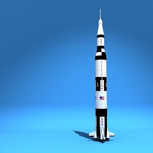 apollo 13 rocket 3d model