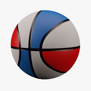 Basketball Red White and Blue