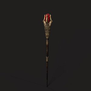 Staff 02 V02 3D model