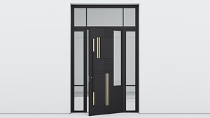 3D Aluminium door 286