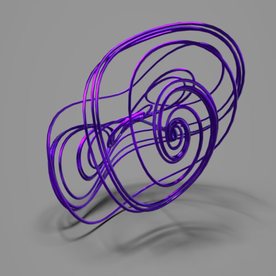 Tsucs Strange Attractor 3D Model - TurboSquid 1262869