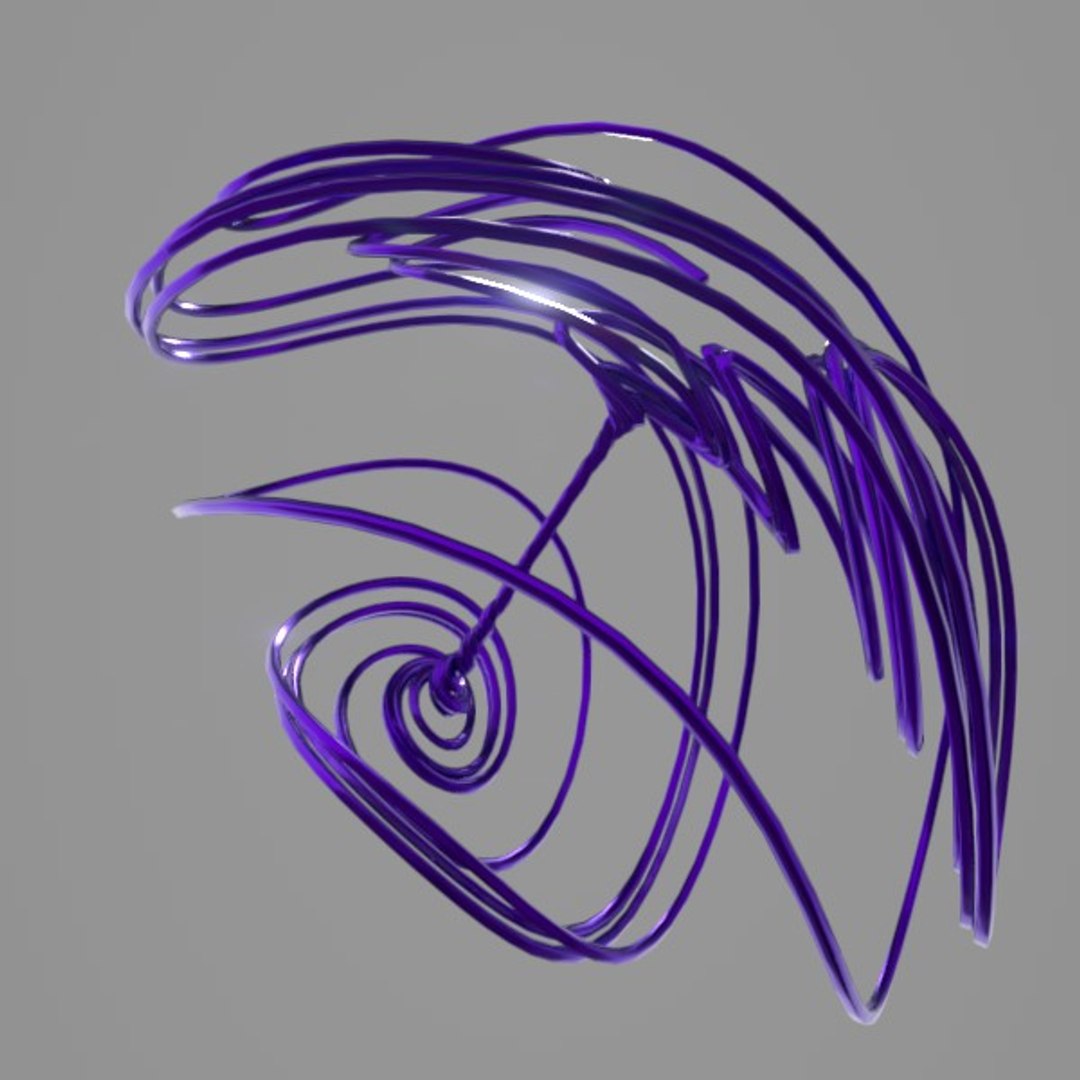 Tsucs Strange Attractor 3D Model - TurboSquid 1262869
