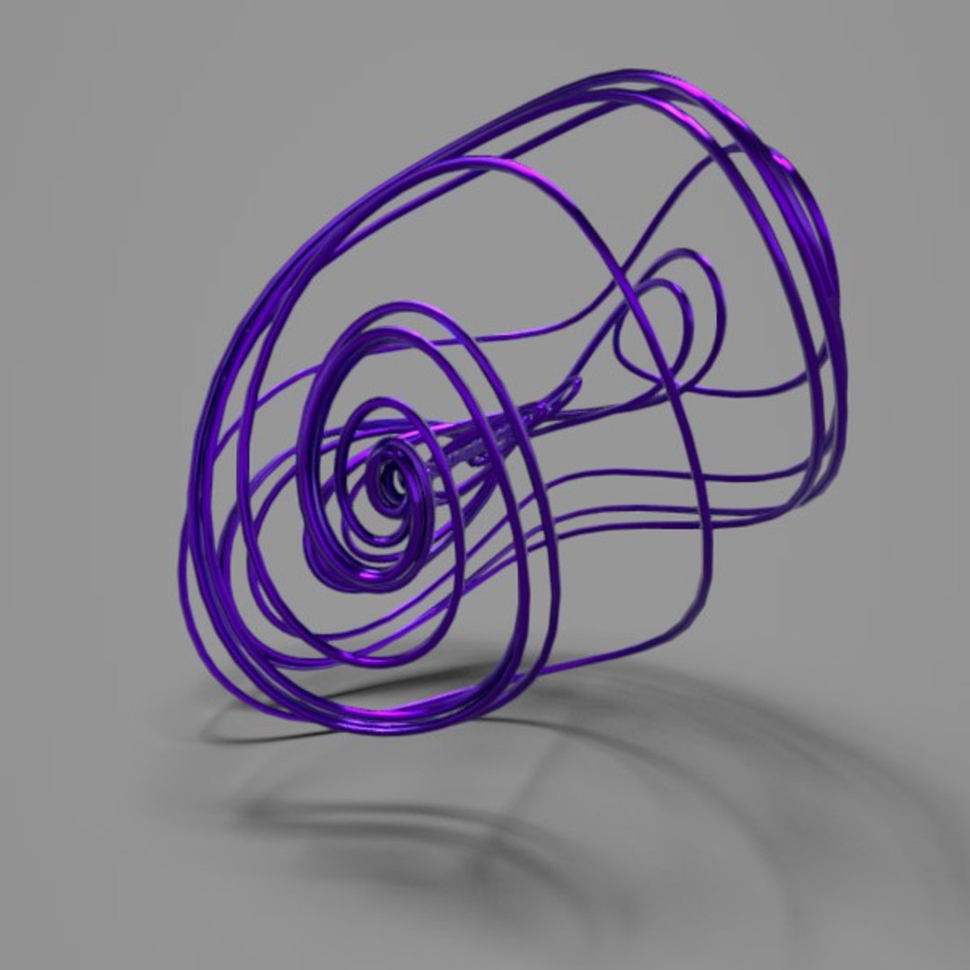 Tsucs Strange Attractor 3D Model - TurboSquid 1262869