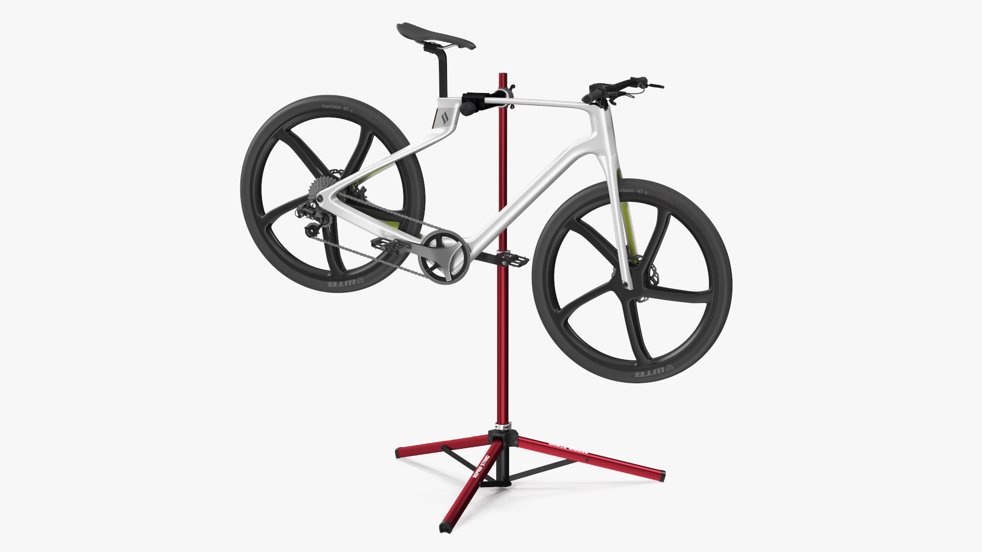 Bike on Repair Stand 3D model preview