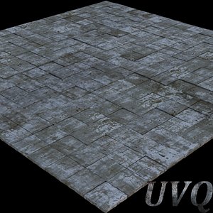 stone pavement 3d max
