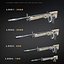 Sci-Fi Rifle Set 05